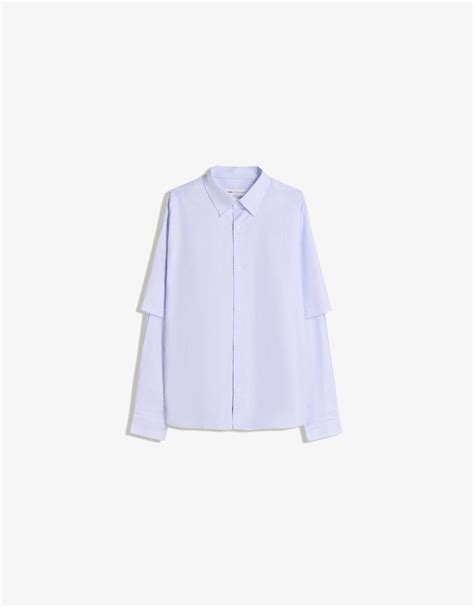 Oversized double sleeve shirt - Men | Bershka