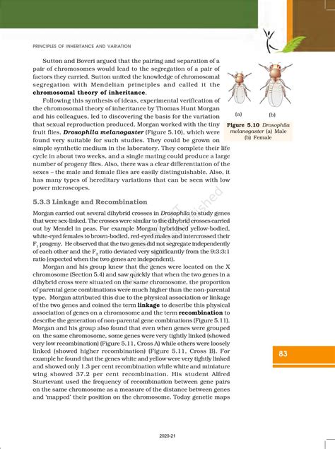 Principles Of Inheritance And Variation - NCERT Book of Class 12 Biology