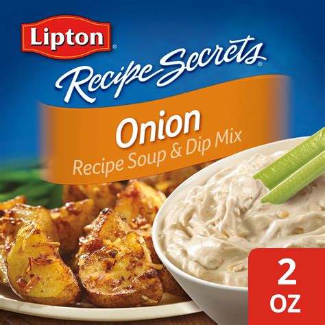 Lipton Recipe Secrets Onion Dry Soup and Dip Mix, 2 oz French Packets ...