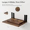 Craftsline Wood Deep Wall Shelves, Floating Shelves for Wall Display ...