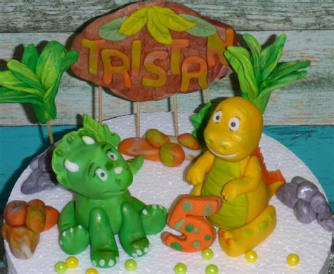 Edible Dinosaurs Handmade Birthday Personalised Cake | Ubuy India
