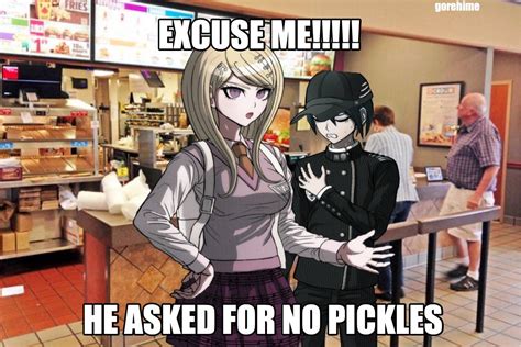 Excuse Me, He Ask for No Pickles Danganronpa | Excuse Me, He Asked For ...