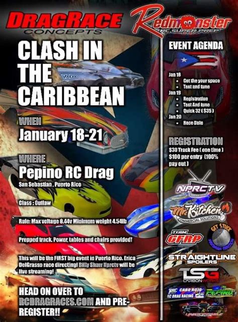 Clash Of The Caribbean , Pepino R/C Drag Racing, Isabela, 18 January to ...