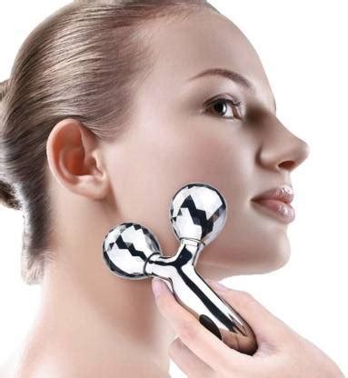 Maxtree 3D Massager Roller 360 Rotate Silver Thin Face Full Body Shape ...