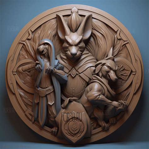 st Steeling Peace of Mind Gen and Lucario 3 | 3d stl model for CNC