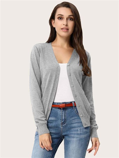 Light grey cardigan – Artofit