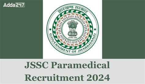 JSSC Paramedical Staff Exam Date 2024, Selection Process