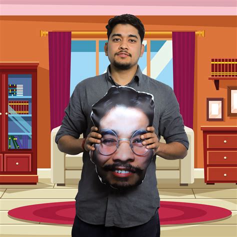 Personalized Face Shaped Cushions l Best Personalise Gift Ever ...