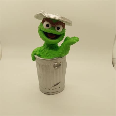 Oscar The Grouch Trash Can Sesame Street Oscar The Grouch Trashcan!