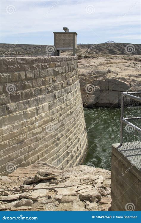 Pathfinder Dam Wyoming stock photo. Image of government - 58497648