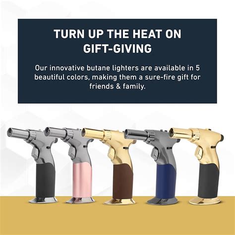 InZaynity Dual Flame Butane Torch Gun - Refillable Luxury Hand India | Ubuy