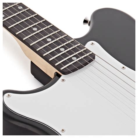 VISIONSTRING Left Handed Electric Guitar Pack, Black at Gear4music