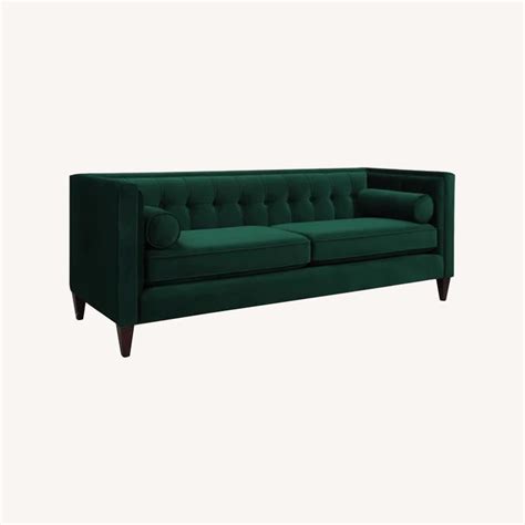 Wayfair Emerald Green Couch - AptDeco