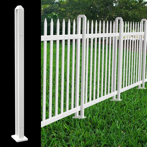 Amazon.com : Patio Vinyl Picket Fencing Post Kit 30" High for Straight ...