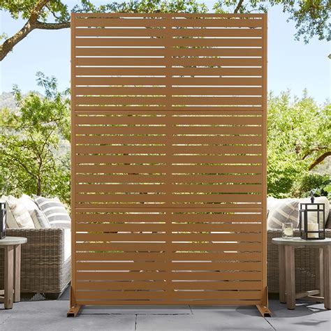 Amazon.com: 72" H×47" W Metal Privacy Screen Outdoor Privacy Screen ...