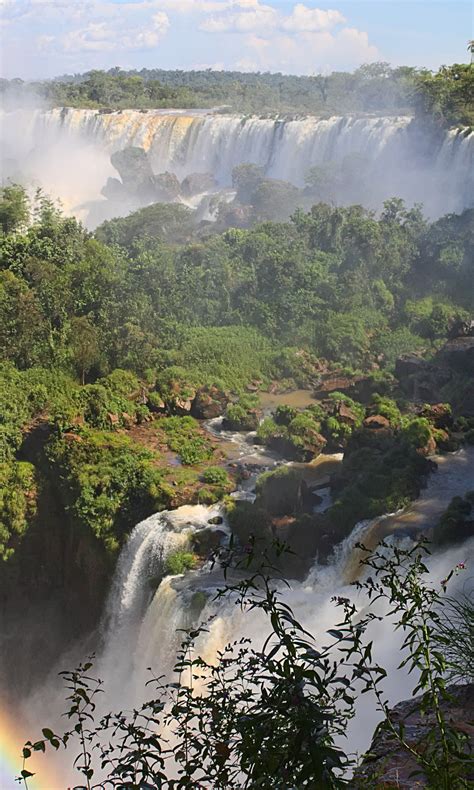 Download wallpaper water, landscape, nature, rainbow, stream ...