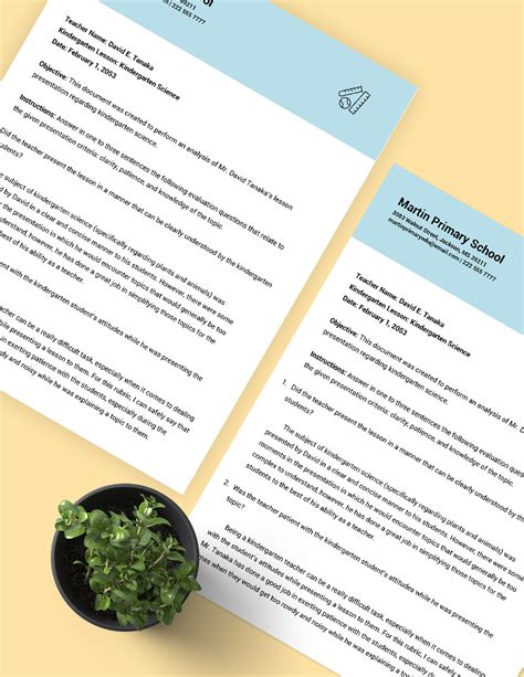 Image result for Evaluation in Lesson Plan Example