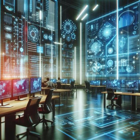 Large Data Screen in the Computer Room 的图像结果