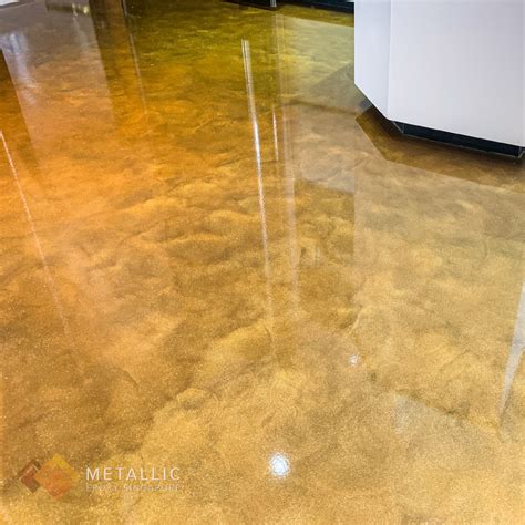 Glitter Golden Mix with Light Coffee Tone | Epoxy floor designs, Epoxy ...