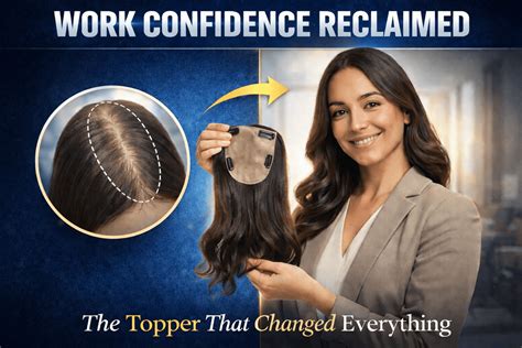 How I Regained My Confidence at Work with the Right Hair Topper