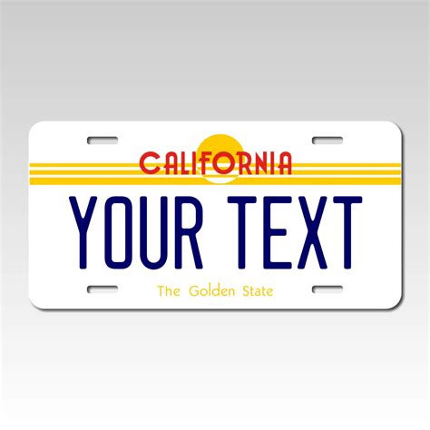 Personalized California License Plates – Custom Plate Pros