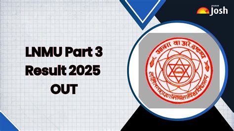 LNMU Part 3 Result 2025 OUT: ललित नारायण मिथिला यूनिवर्सिटी रिजल्ट lnmu ...