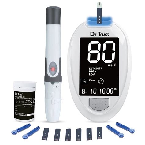 Dr Trust USA Blood Sugar Test Machine Strips | Blood Sugar Test Machine