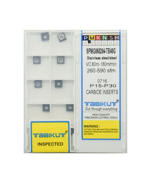 SPMG060204 TB40G Carbide Drilling Insert For Indexable U Drill Black P ...