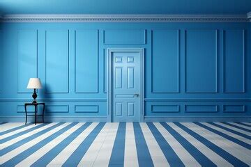 Blue room interior background | Premium AI-generated image