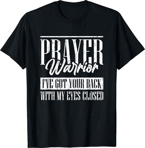 Christian Prayer Warrior Have Faith Quote Bible Verse T-Shirt - Walmart.com