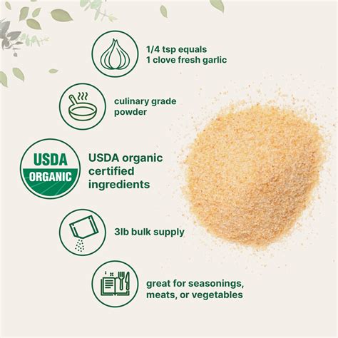 Best Organic Garlic Powder - Substitute for Granulated Garlic – Micro ...