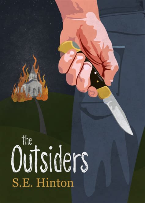 The Outsiders Book Cover on Behance