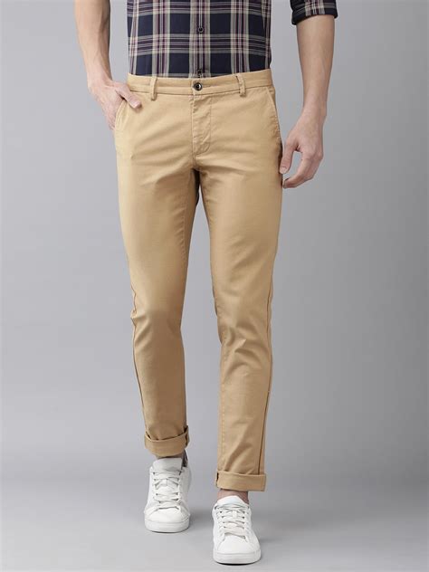 Arrow Sport Men Khaki Original Slim Fit Trousers - Price History