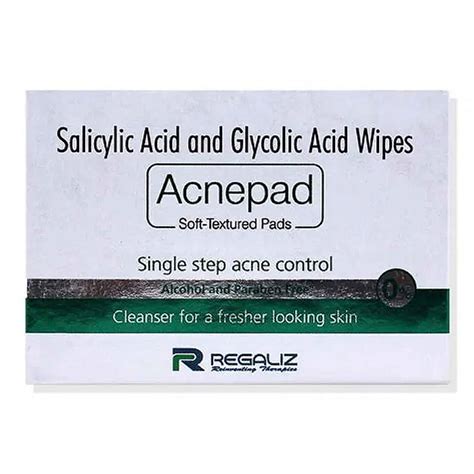 Acnepad Soft-Textured Pads, 50 Count Price, Uses, Side Effects ...
