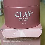 Clayco Rice & Sake Sleep Mask | Japanese Skincare Night Cream with Rice ...
