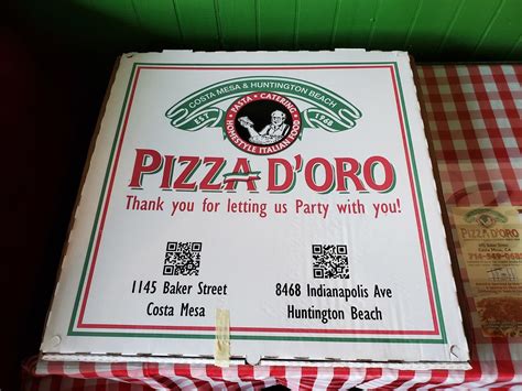 Eat at Pizza D'Oro, Costa Mesa