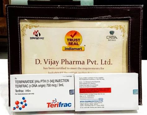 Osteoporosis Medicine - Terifrac Teriparatide 750 Mcg Injection Intas ...