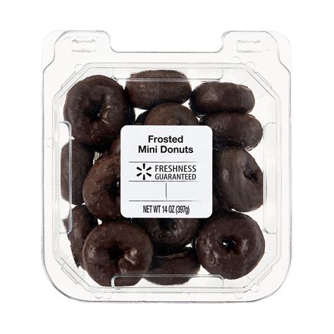 Freshness Guaranteed Chocolate Frosted Mini Donuts, 14 oz Bakery ...