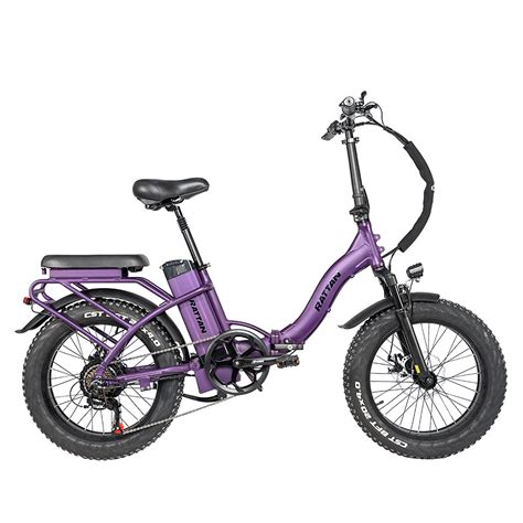 Rattan 750W Electric Bike for Adults Electric Folding Ebikes 20''x4.0 ...