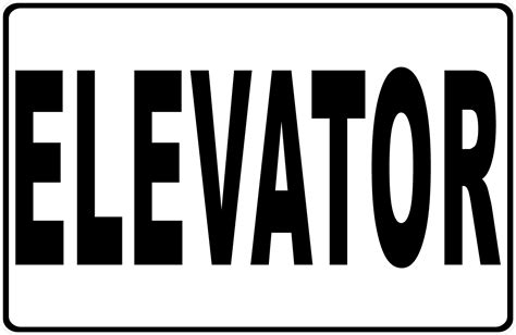 Elevator Sign 的图像结果