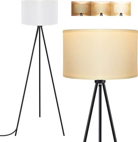 Ore International 31181IV Three Legged Floor Lamp, White - Floor Lamps ...