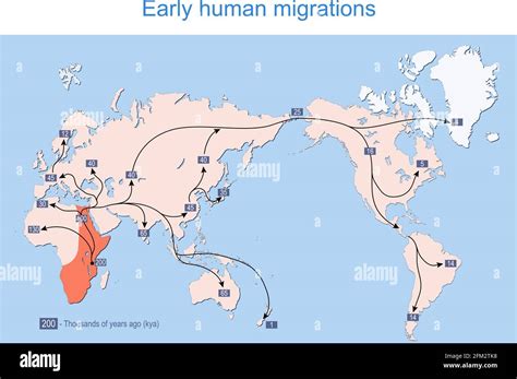 Human Evolution Migration Map 的图像结果