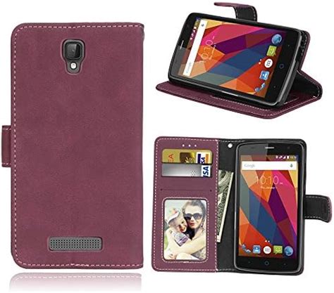 ZTE Blade L5 Plus Wallet Case, Smarit [ Folio Style ] Premium ZTE Blade ...