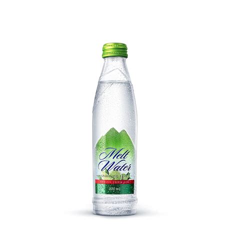 Melt Sparkling Water Created By Ice Sparkling Natural Mineral Water ...