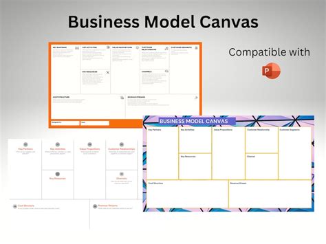 Business Model Canvas PowerPoint Template 的图像结果
