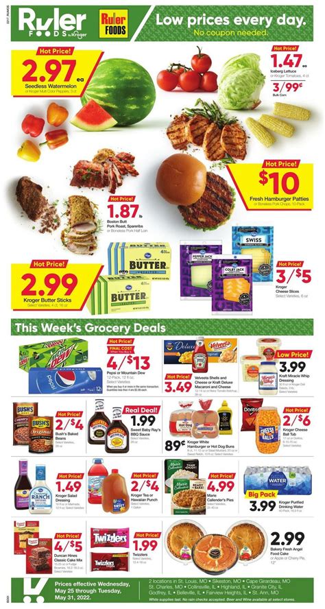 Ruler Foods Best Offers & Special Buys from May 25