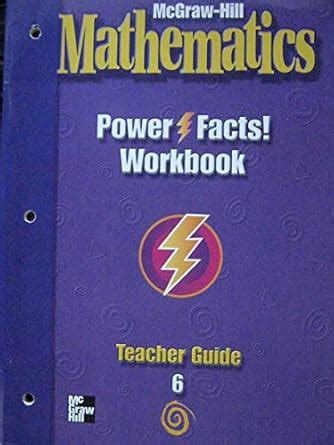 Mathematics Power Facts Workbook, Teacher Guide, 6th Grade : Amazon.in ...