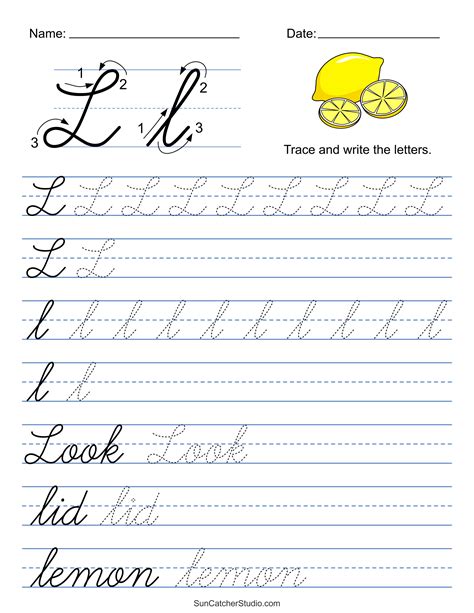 Cursive Worksheet Pdf