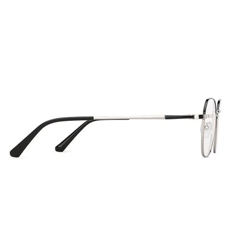 Buy Dark Gunmetal Full Rim Geometric Vincent Chase SLEEK STEEL VC ...