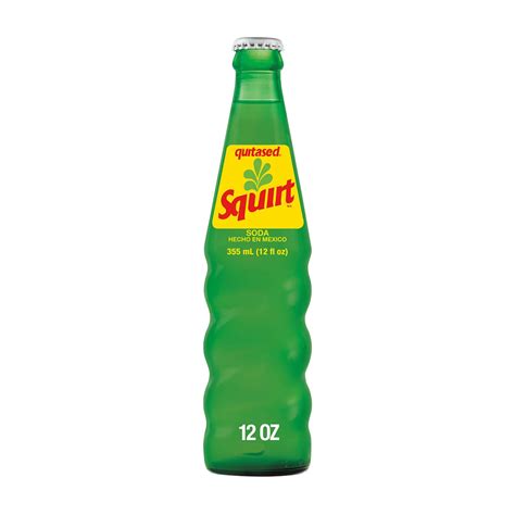 Squirt Citrus Soda - Made in Mexico, 12 fl oz glass bottle